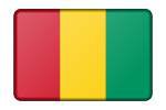 Guinea flag (bevelled)